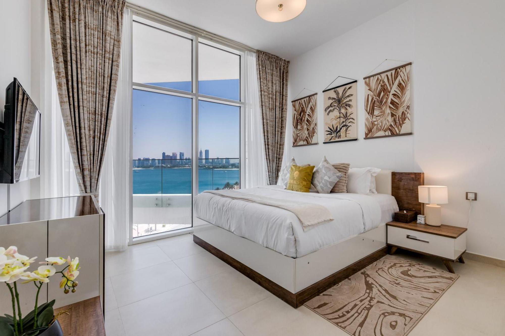 Luxury Azizi Mina Beachfront Apartments Dubái Exterior foto
